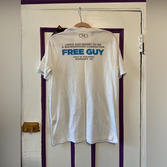 NWT Under Armour x Free Guy Promo T-Shirt - Size M 🎬 - Picture 1 of 7